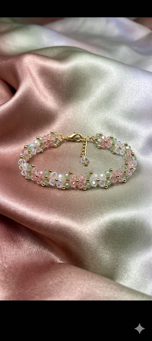 Handmade floral breclet