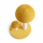 Mushroom cat scratching post top down view